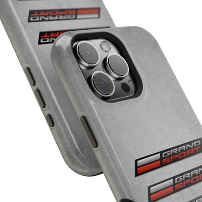 Corvette Grand Sport Magnetic Tough Case, iPhone Case, Impact Resistant, MagSafe, Rubber Liner, Matte or Glossy, Cell Phone Case