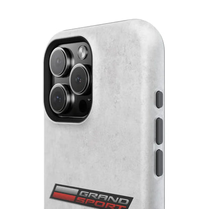 Corvette Grand Sport Magnetic Tough Case, iPhone Case, Impact Resistant, MagSafe, Rubber Liner, Matte or Glossy, Cell Phone Case