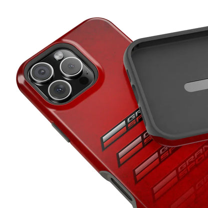 Corvette Grand Sport Magnetic Tough Case, iPhone Case, Impact Resistant, MagSafe, Rubber Liner, Matte or Glossy, Cell Phone Case
