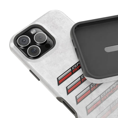 Corvette Grand Sport Magnetic Tough Case, iPhone Case, Impact Resistant, MagSafe, Rubber Liner, Matte or Glossy, Cell Phone Case