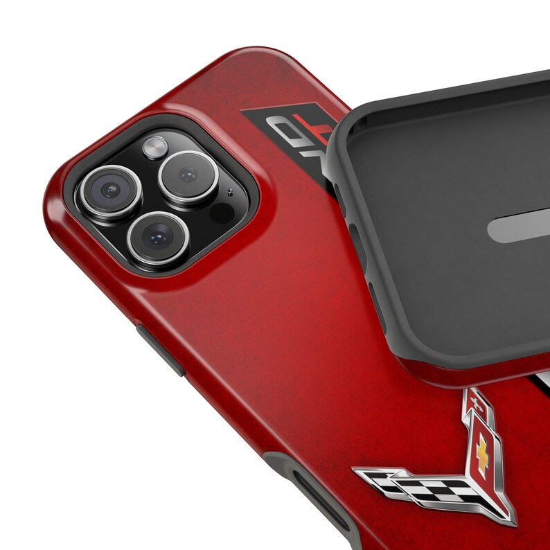 Corvette Grand Sport Magnetic Tough Case, iPhone Case, Impact Resistant, MagSafe, Rubber Liner, Matte or Glossy, Cell Phone Case