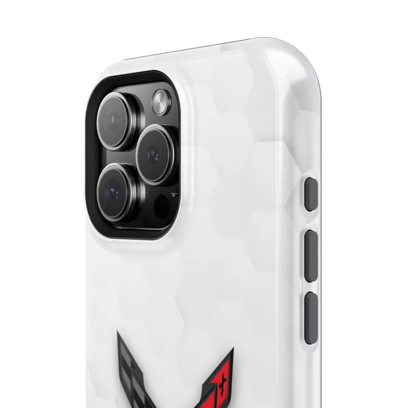 Corvette C8 Magnetic Tough Case, iPhone Case, Impact Resistant, MagSafe, Rubber Liner, Matte or Glossy, Cell Phone Case