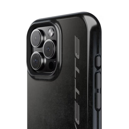 Corvette C8 Magnetic Tough Case, iPhone Case, Impact Resistant, MagSafe, Rubber Liner, Matte or Glossy, Cell Phone Case