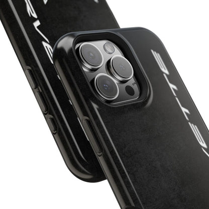 Corvette C8 Magnetic Tough Case, iPhone Case, Impact Resistant, MagSafe, Rubber Liner, Matte or Glossy, Cell Phone Case