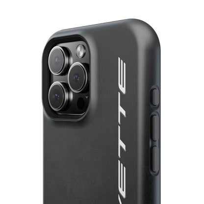 Corvette C8 Magnetic Tough Case, iPhone Case, Impact Resistant, MagSafe, Rubber Liner, Matte or Glossy, Cell Phone Case