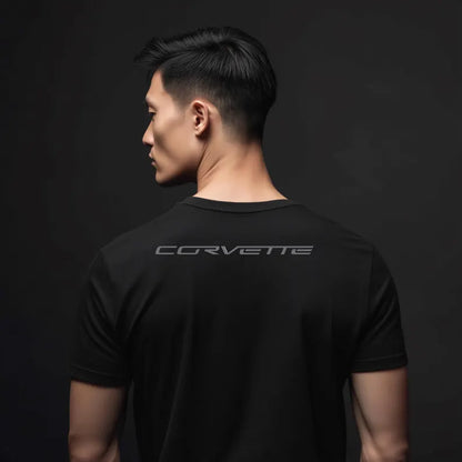 Corvette C6 Blackout Emblem T-Shirt, C6 Logo,  Bella+Canvas T-Shirt, Corvette Apparel, Graphic Tee, Soft T-Shirt