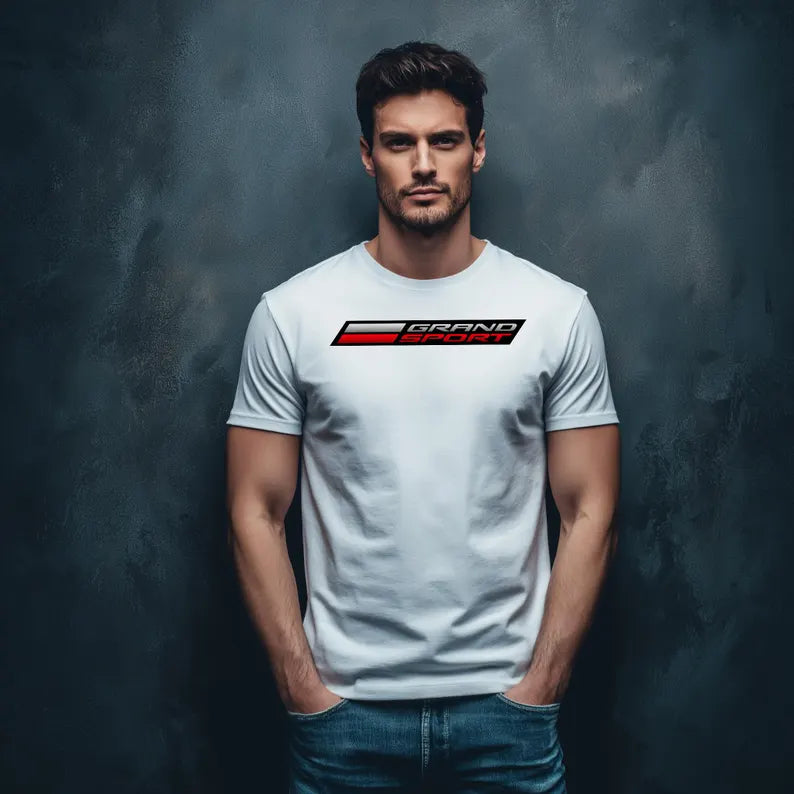 Corvette Grand Sport T-Shirt, Unisex, Bella+Canvas T-Shirt, Corvette Apparel, Graphic Tee, Soft T-Shirt, Grand Sport Emblem