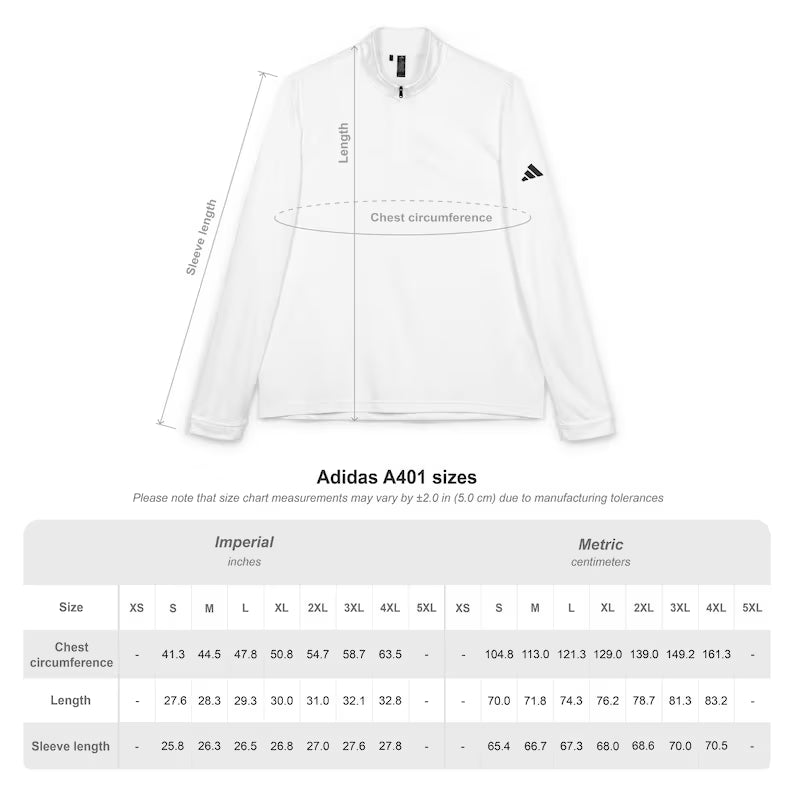 Adidas® Quarter-Zip Corvette C8 Pullover, Athletic Wear, Gym Lovers, Gifts for Him/Her, Casual Wear, Long Sleeve, Black Corvette Logo