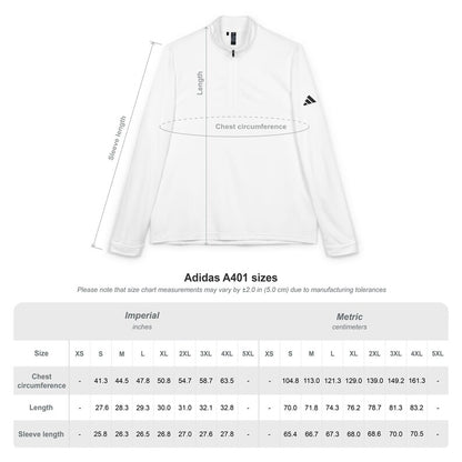 Adidas® Quarter-Zip Corvette C8 Pullover, Athletic Wear, Gym Lovers, Gifts for Him/Her, Casual Wear, Long Sleeve, Gray Corvette Logo