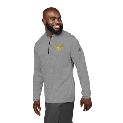 Adidas® Quarter-Zip Corvette C8 Pullover,  Athletic Wear, Gym Lovers, Gifts for Him/Her, Casual Wear, Long Sleeve