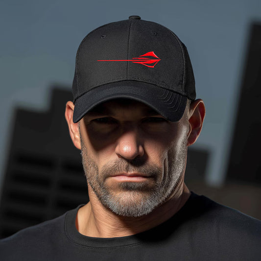 Corvette C8 Stingray Logo Baseball Cap, Flexfit Hat, Unisex, Stretchy Band, Corvette Gear, Embroidery