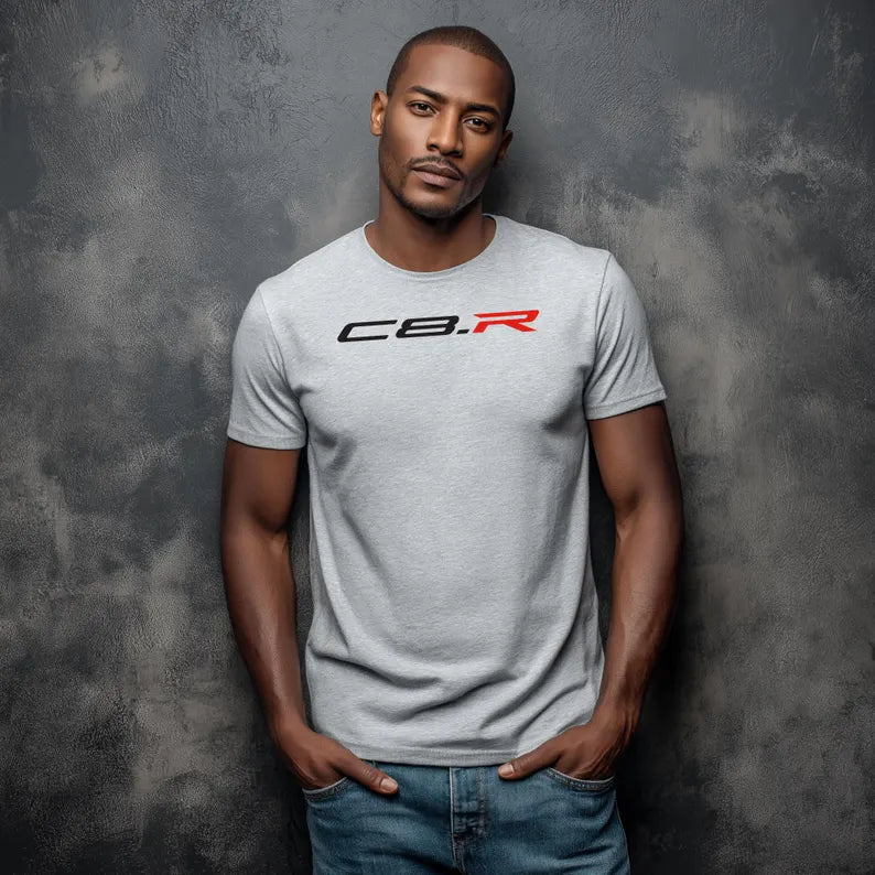 Corvette C8.R T-Shirt, Bella+Canvas T-Shirt, Unisex, Corvette Apparel, Graphic Tee, Soft T-Shirt, C8R Logo