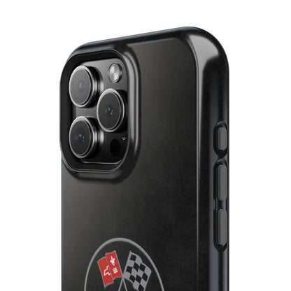 Corvette C2 Magnetic Tough Case, iPhone Case, Impact Resistant, MagSafe, Rubber Liner, Matte or Glossy, Cell Phone Case
