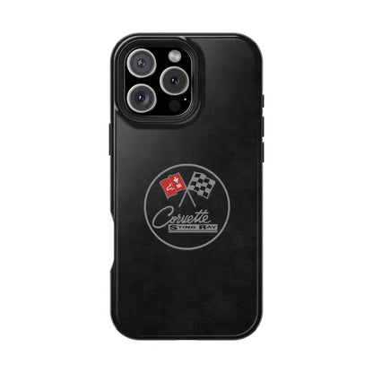 Corvette C2 Magnetic Tough Case, iPhone Case, Impact Resistant, MagSafe, Rubber Liner, Matte or Glossy, Cell Phone Case
