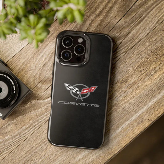 Corvette C5 Magnetic Tough Case, iPhone Case, Impact Resistant, MagSafe, Rubber Liner, Matte or Glossy, Cell Phone Case