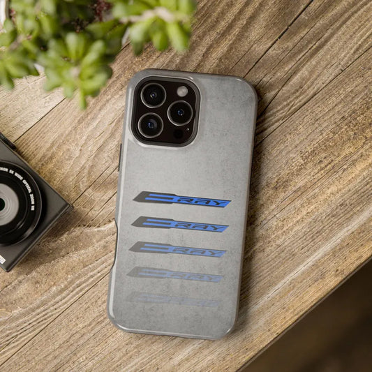 Corvette E-RAY Magnetic Tough Case, iPhone Case, Impact Resistant, MagSafe, Rubber Liner, Matte or Glossy, Cell Phone Case