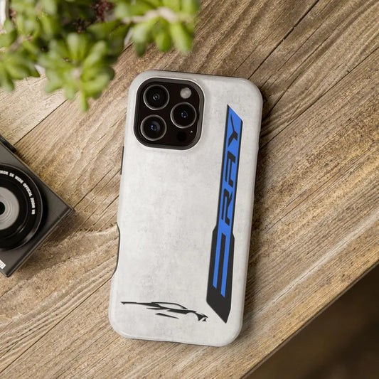 Corvette E-RAY Magnetic Tough Case, iPhone Case, Impact Resistant, MagSafe, Rubber Liner, Matte or Glossy, Cell Phone Case