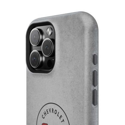Corvette C1 Magnetic Tough Case, iPhone Case, Impact Resistant, MagSafe, Rubber Liner, Matte or Glossy, C1 Emblem, C1 Logo, Cell Phone Case