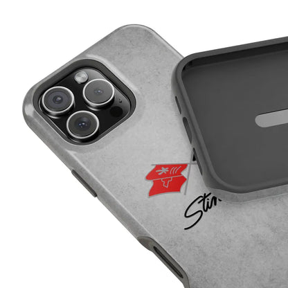 Corvette C3 Magnetic Tough Case, iPhone Case, Impact Resistant, MagSafe, Rubber Liner, Matte or Glossy, C3 Emblem, C3 Logo, Cell Phone Case