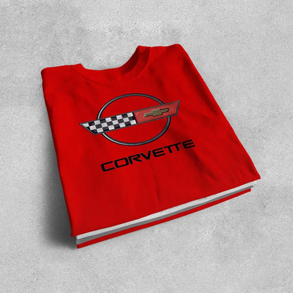 Corvette C4 T-Shirt, C4 Logo, Bella+Canvas T-Shirt, Corvette Apparel, Graphic Tee, Soft T-Shirt, Unisex T-Shirt, Raceday Gear