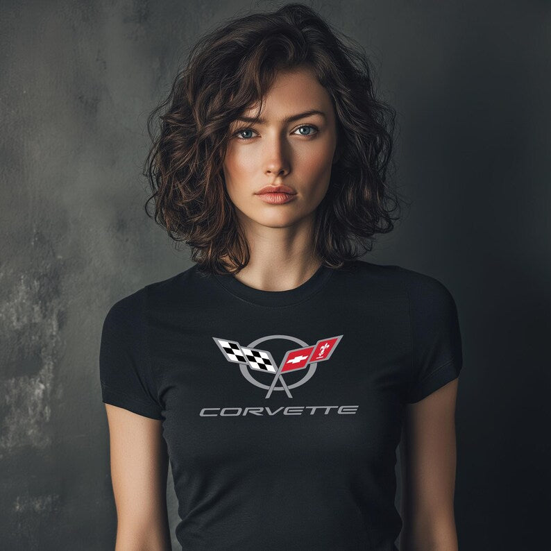 Corvette C5 T-Shirt, C5 Logo, Bella+Canvas T-Shirt, Corvette Apparel, Graphic Tee, Soft T-Shirt, Unisex T-Shirt, Raceday Gear