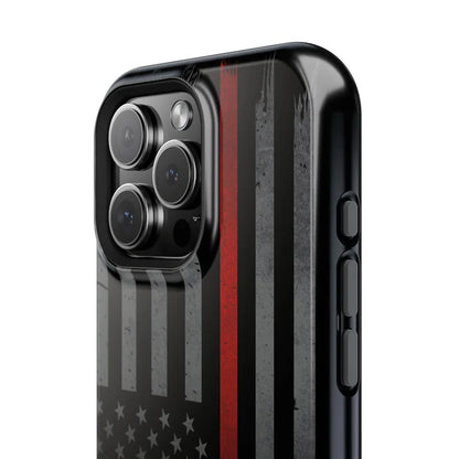Corvette C7 "Red Lives Matter" Magnetic Tough Case, iPhone Case, Impact Resistant, MagSafe, Rubber Liner, Matte or Glossy, Cell Phone Case