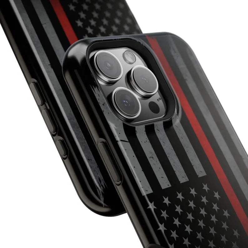 Corvette C6 "Red Lives Matter" Magnetic Tough Case, iPhone Case, Impact Resistant, MagSafe, Rubber Liner, Matte or Glossy, Cell Phone Case