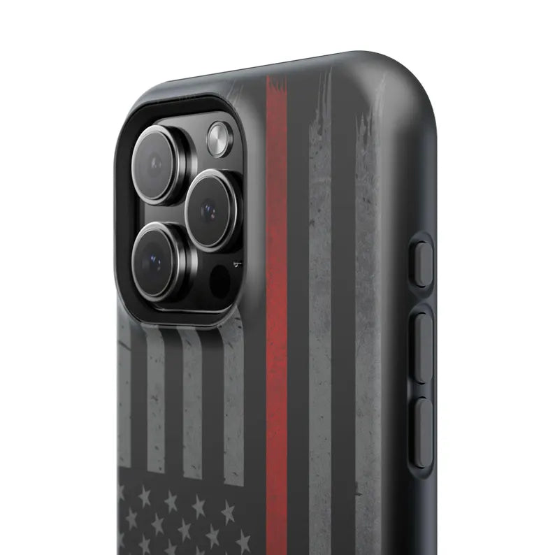 Corvette C6 "Red Lives Matter" Magnetic Tough Case, iPhone Case, Impact Resistant, MagSafe, Rubber Liner, Matte or Glossy, Cell Phone Case