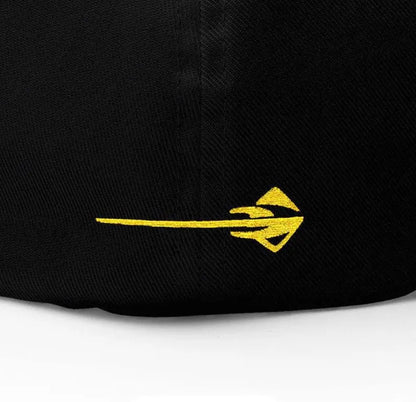 Corvette Stingray Logo Baseball Cap, Flexfit Hat, Stretchy Band, Black Hat, Corvette Gear, Embroidery