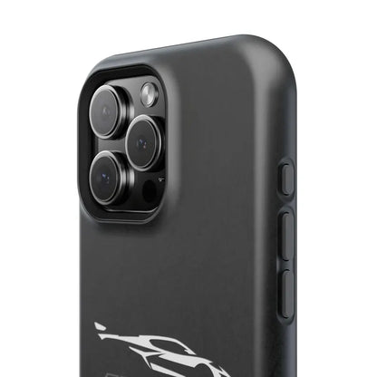 Corvette Z06 Magnetic Tough Case, iPhone Case, Impact Resistant, MagSafe, Rubber Liner, Matte or Glossy, Cell Phone Case
