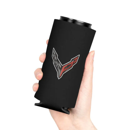 Corvette C8 Can Coozie, Regular and Slim, Beer and Soda Coozie, Race Day Beverage Holder, Car Enthusiast Gift, Party Favor, Tailgate