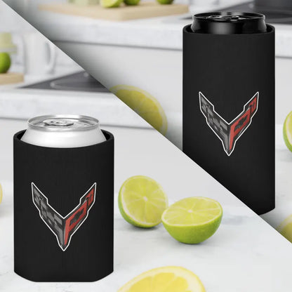 Corvette C8 Can Coozie, Regular and Slim, Beer and Soda Coozie, Race Day Beverage Holder, Car Enthusiast Gift, Party Favor, Tailgate