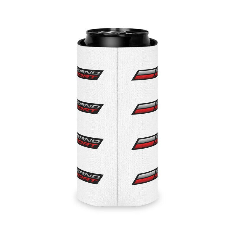 Corvette Grand Sport Can Coozie, Regular and Slim, Beer & Soda Coozie, Race Day Beverage Holder, Car Enthusiast Gift, Party Favor, Tailgate