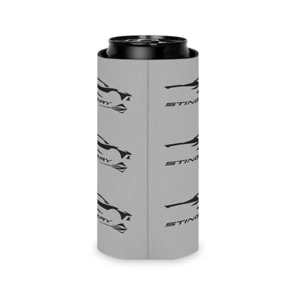Corvette Stingray Can Coozie, Regular or Slim, Beer and Soda Coozie, Race Day Beverage Holder, Car Enthusiast Gift, Party Favor, Tailgate