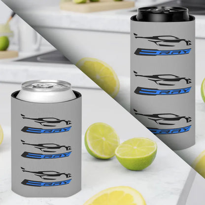Corvette C8 E-Ray Can Coozie, Regular and Slim, Beer and Soda Coozie, Race Day Beverage Holder, Car Enthusiast Gift, Party Favor, Tailgate