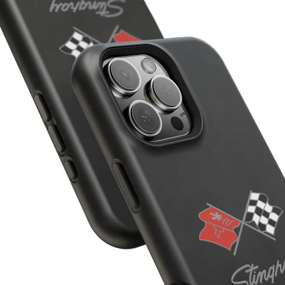 Corvette C3 Magnetic Tough Case, iPhone Case, Impact Resistant, MagSafe, Rubber Liner, Matte or Glossy, Cell Phone Case