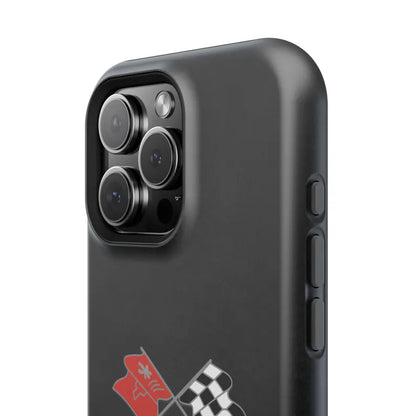 Corvette C3 Magnetic Tough Case, iPhone Case, Impact Resistant, MagSafe, Rubber Liner, Matte or Glossy, Cell Phone Case