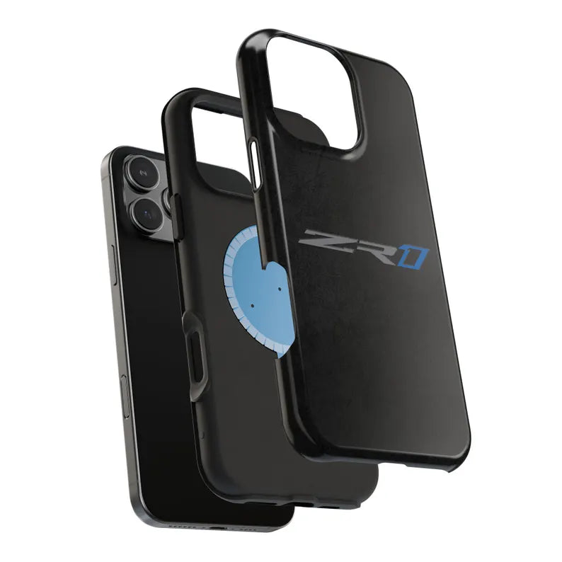 Corvette ZR1 Magnetic Tough Case, iPhone Case, Impact Resistant, MagSafe, Rubber Liner, Matte or Glossy, Cell Phone Case