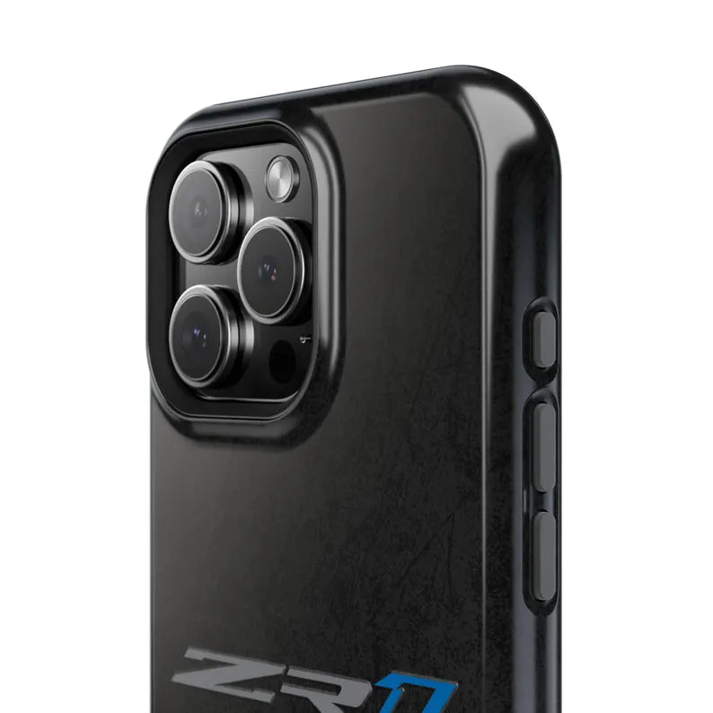 Corvette ZR1 Magnetic Tough Case, iPhone Case, Impact Resistant, MagSafe, Rubber Liner, Matte or Glossy, Cell Phone Case