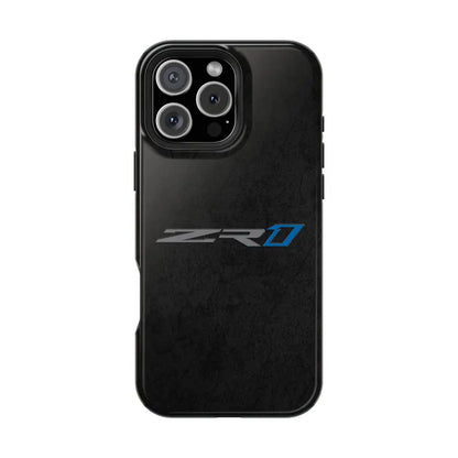 Corvette ZR1 Magnetic Tough Case, iPhone Case, Impact Resistant, MagSafe, Rubber Liner, Matte or Glossy, Cell Phone Case