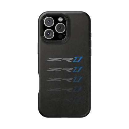 Corvette ZR1 Magnetic Tough Case, iPhone Case, Impact Resistant, MagSafe, Rubber Liner, Matte or Glossy, Cell Phone Case