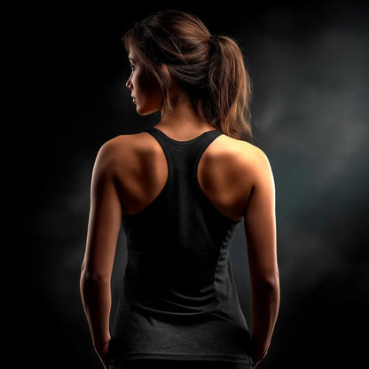 Corvette C4 Women's Racerback Tank Top, Gifts for Car Girls, Summer Top, Fitness Tank, Raceday Gear, Black Corvette Shirt