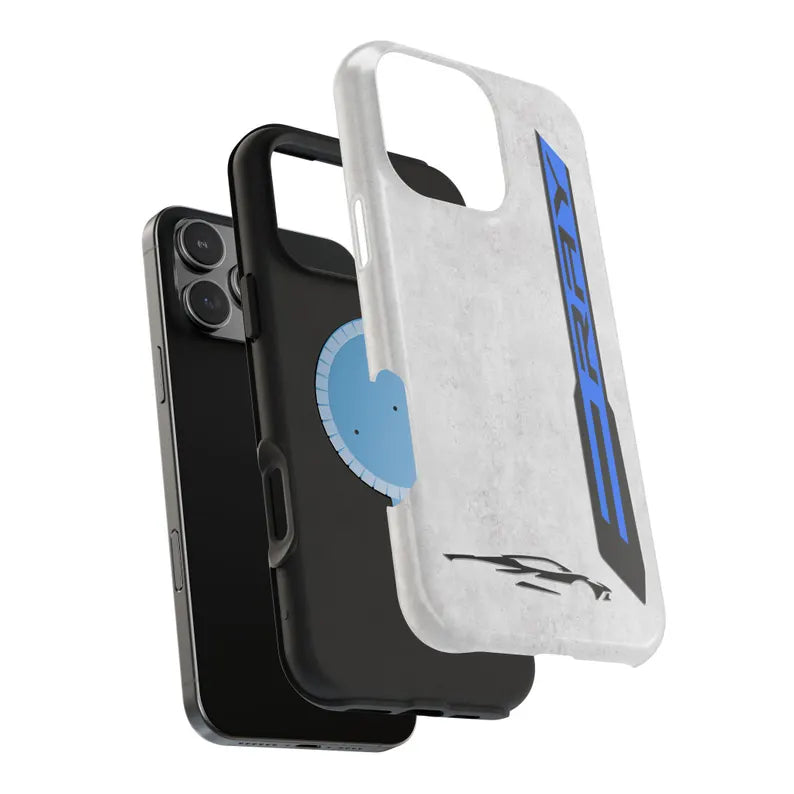 Corvette E-RAY Magnetic Tough Case, iPhone Case, Impact Resistant, MagSafe, Rubber Liner, Matte or Glossy, Cell Phone Case