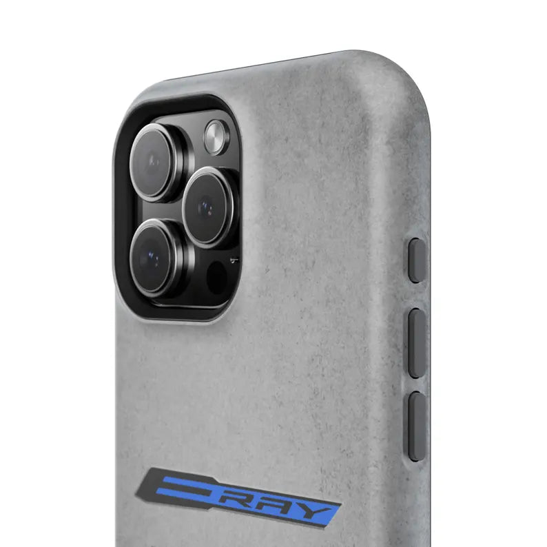 Corvette E-RAY Magnetic Tough Case, iPhone Case, Impact Resistant, MagSafe, Rubber Liner, Matte or Glossy, Cell Phone Case