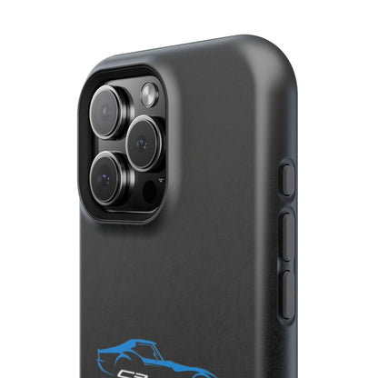 Corvette C3 Stingray Magnetic Tough Case, iPhone Case, Impact Resistant, MagSafe, Rubber Liner, Matte or Glossy, Cell Phone Case