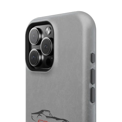 Corvette C3 Stingray Magnetic Tough Case, iPhone Case, Impact Resistant, MagSafe, Rubber Liner, Matte or Glossy, Cell Phone Case