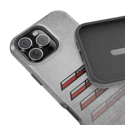 Corvette Grand Sport Magnetic Tough Case, iPhone Case, Impact Resistant, MagSafe, Rubber Liner, Matte or Glossy, Cell Phone Case