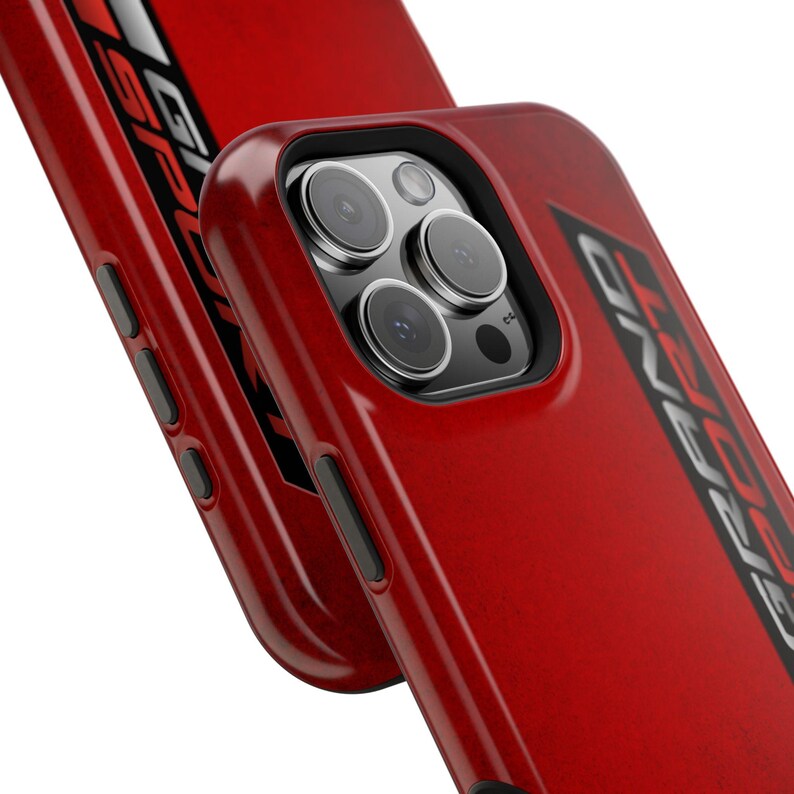 Corvette Grand Sport Magnetic Tough Case, iPhone Case, Impact Resistant, MagSafe, Rubber Liner, Matte or Glossy, Cell Phone Case