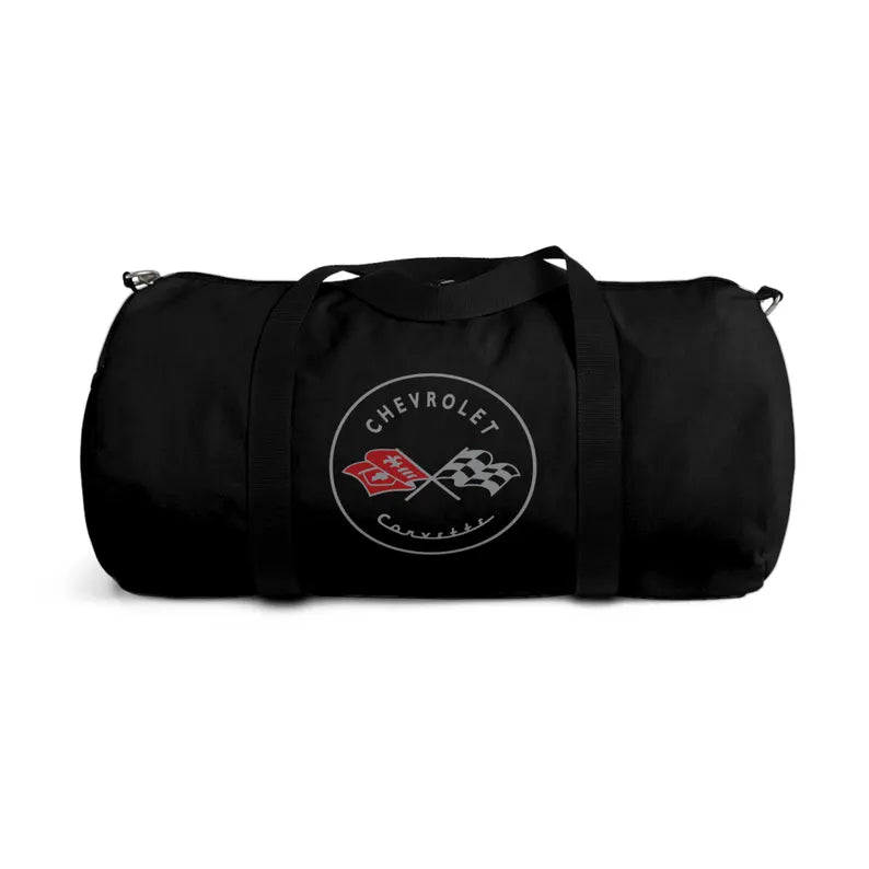 Corvette C1 Duffel Bag, C1 Logo, Gym Bag, Travel Bag, Gifts for Car Guys, Gifts for Car Girls, Corvette Merch, Overnight Duffel