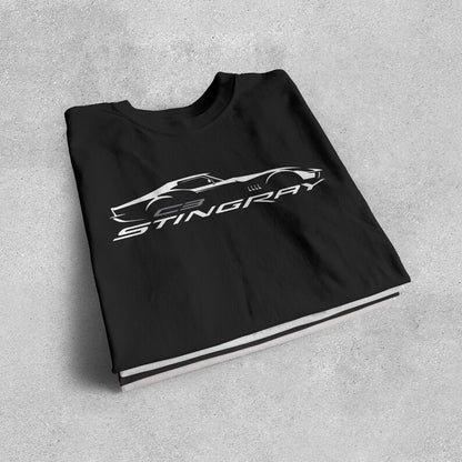 Corvette C3 Stingray Custom T-Shirt, Bella+Canvas T-Shirt, Unisex, Corvette Apparel, Graphic Tee, Soft T-Shirt, Stingray Logo